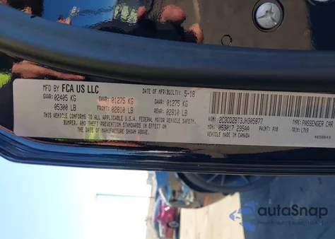 2018 Dodge Challenger R/T из США, поврежденный, VIN 2C3CDZBT3JH305877